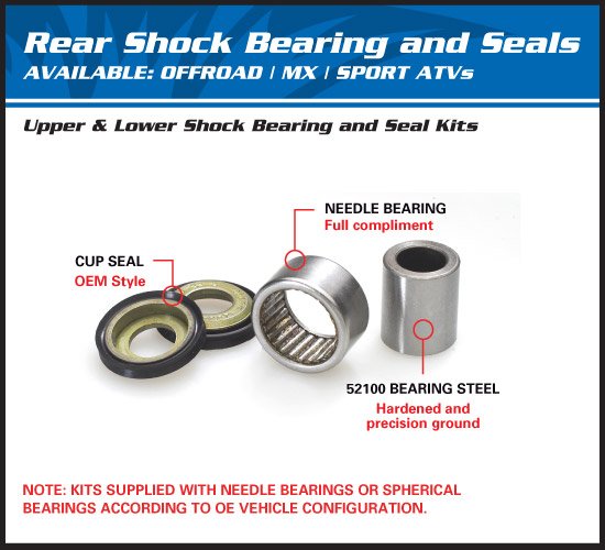 EX 350 F (2021 - 2021) lower front shock bearing kit | All Balls