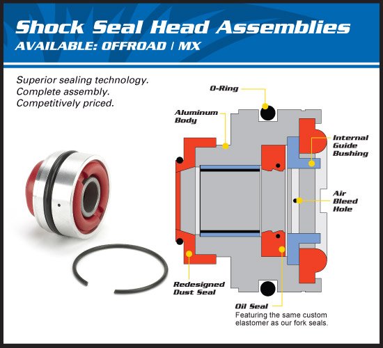 EC 300 2T (2021 - 2021) rear shock seal head kit | All Balls