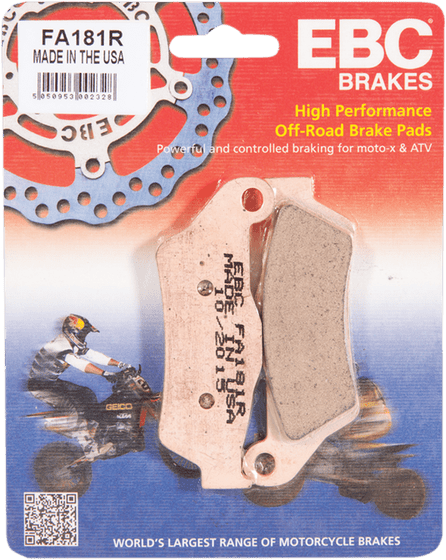 MC 125 (2021 - 2022) r series heavy duty sintered brake pads | EBC