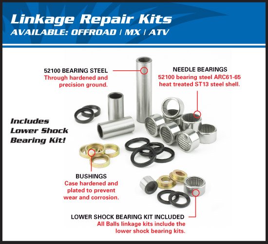 TRIALS 2.5 (1999 - 2010) linkage bearing kit | All Balls