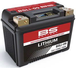 1200 SPORT (2009 - 2010) lithium battery bsli09 | BS BATTERY