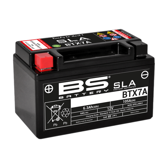 KARION 125 (2003 - 2008) btx7a sla 12v battery | BS BATTERY