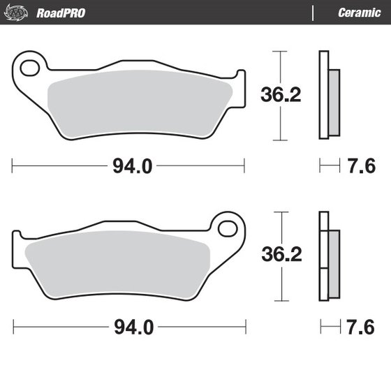 SCRAMBLER 1200 (2009 - 2009) ceramic brake pad | MOTO-MASTER