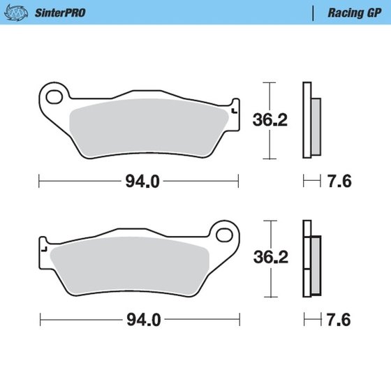 SE 5.1 F (2007 - 2011) brake pads | MOTO-MASTER