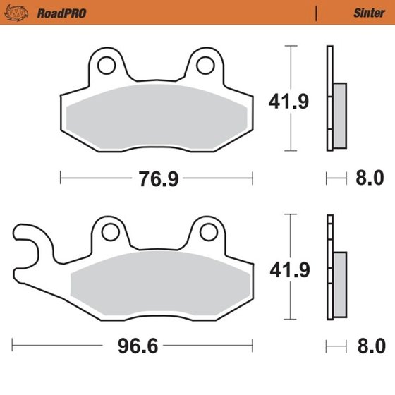 GEOPOLIS 400 (2008 - 2013) scooter brake pad | MOTO-MASTER