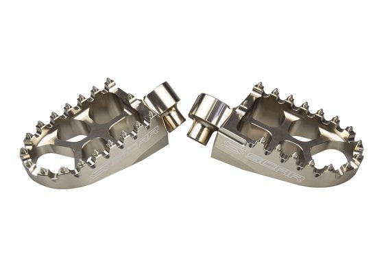 300 SEF FACTORY (2014 - 2022) evo scar titanium footpegs | SCAR