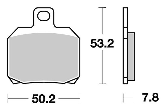 752 S (2020 - 2023) brakepads sintered rear | SBS