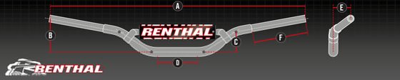 EC 250 F 4T (2010 - 2015) red twinwall handlebar | RENTHAL