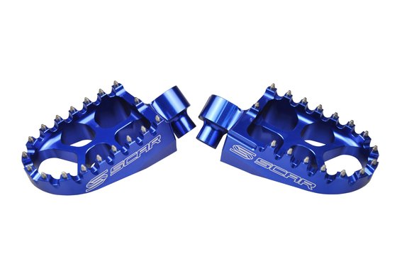 EC 250 2T (1994 - 2021) evolution footpegs blue | SCAR