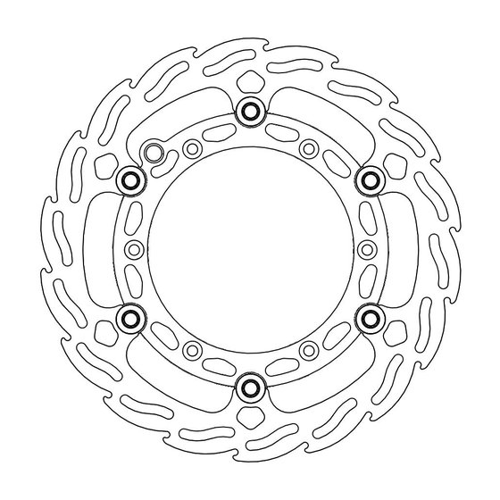 EC 250 2T (2021 - 2023) floating front brake disc | MOTO-MASTER