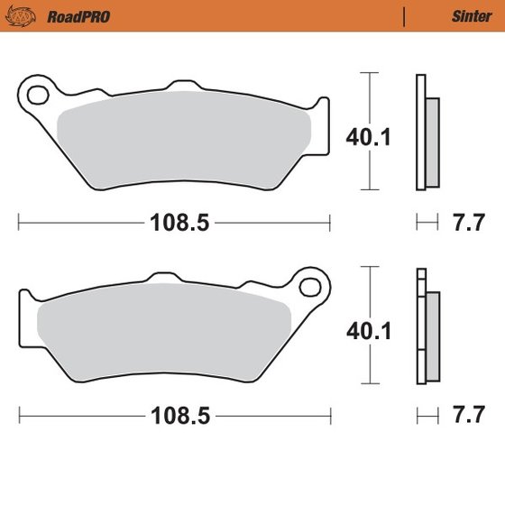 SCOUT (2018 - 2022) sintered front brake pad | MOTO-MASTER