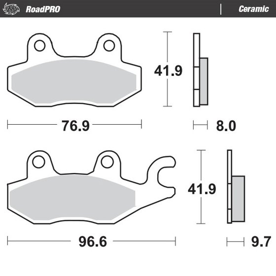 125 SX (2000 - 2005) ceramic brake pad | MOTO-MASTER