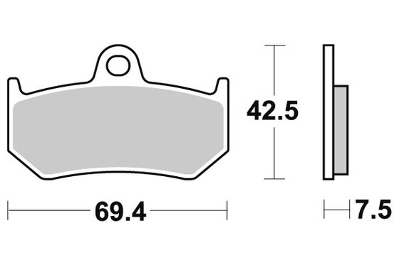 F4 BRUTALE 750 (2001 - 2009) sbs brakepads sintered rear | DOPPLER