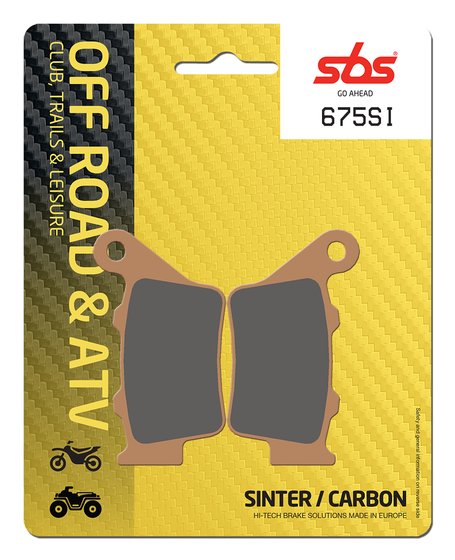 DS 604 TRAIL (1999 - 2001) brakepads sintered offroad | SBS