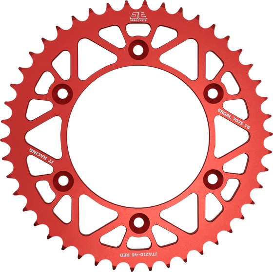 RR 250 (2013 - 2022) 48t rear sprocket in red for honda | JT Sprockets