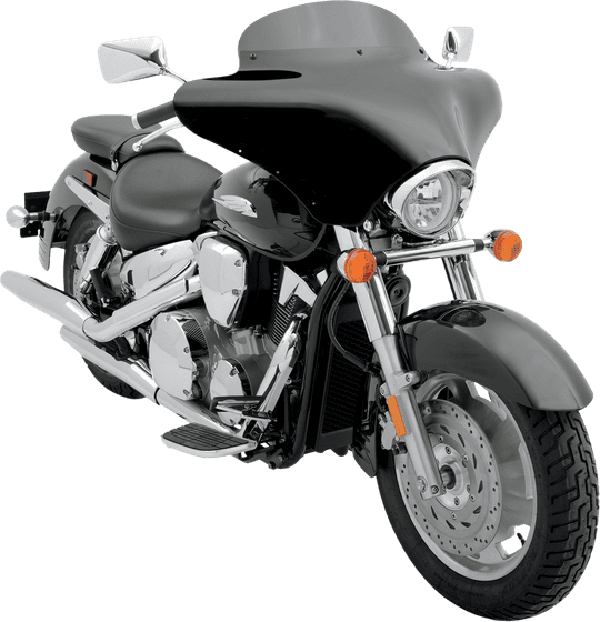 SCOUT BOBBER (2018 - 2022) standard black batwing fairing windshield - 5" | MEMPHIS SHADES HD