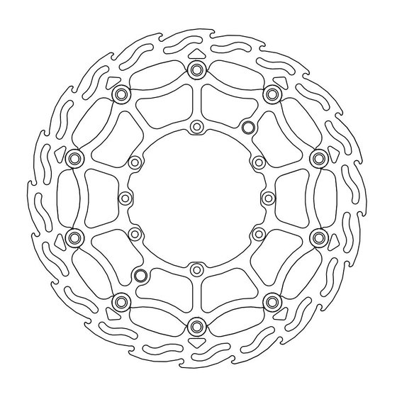 MX 499 (1993 - 1993) flame street brake rotor | MOTO-MASTER