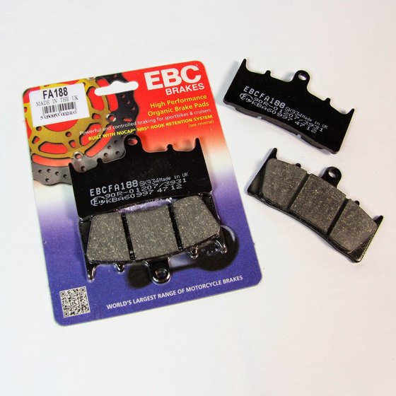 TNT 125 CBS (2017 - 2022) british made organic fa series brake pads | EBC