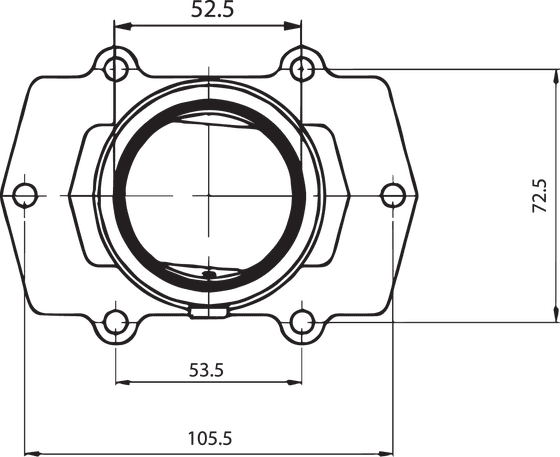 SABER CAT 600 (2004 - 2006) carb flange | KIMPEX