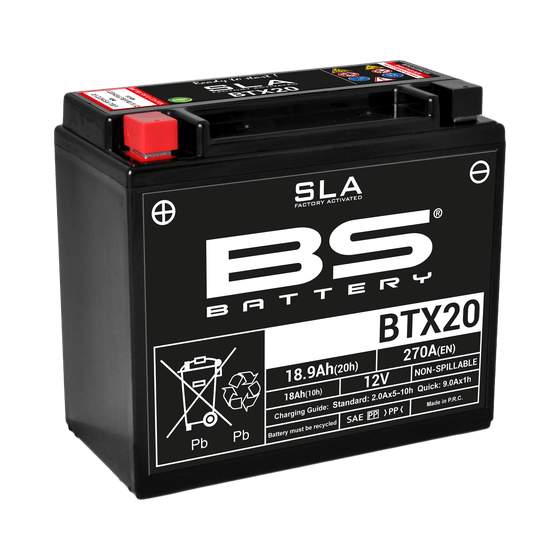 ZR 500 (2001 - 2017) btx20h sla battery | BS BATTERY