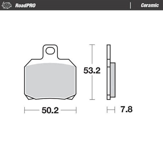 TNT 1130 CAFE RACER (2005 - 2011) ceramic brake pad | MOTO-MASTER