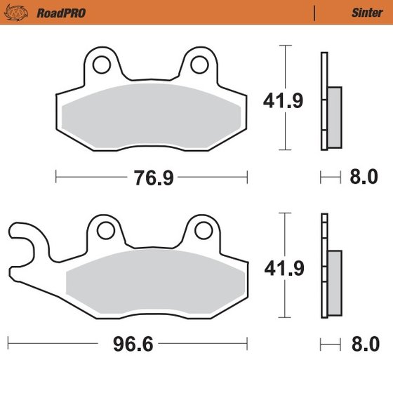 GV 125 AQUILA (2000 - 2006) sintered front brake pad | MOTO-MASTER