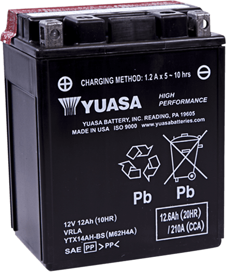 PUMA (1994 - 1996) ytx14ah-bs 12ah agm-battery 134x89x166mm | YUASA