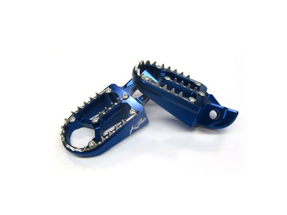 EX 350 F (2021 - 2023) aluminum footpegs in blue for ktm/hva | KITE