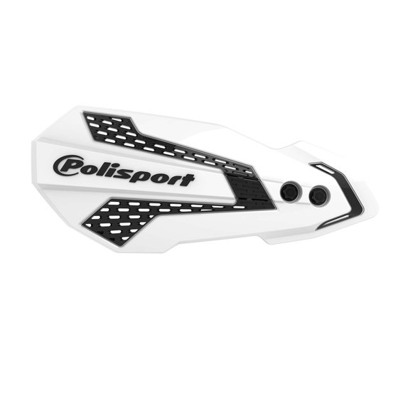 SE R 125 (2018 - 2022) mx flow handguards in white/black | POLISPORT