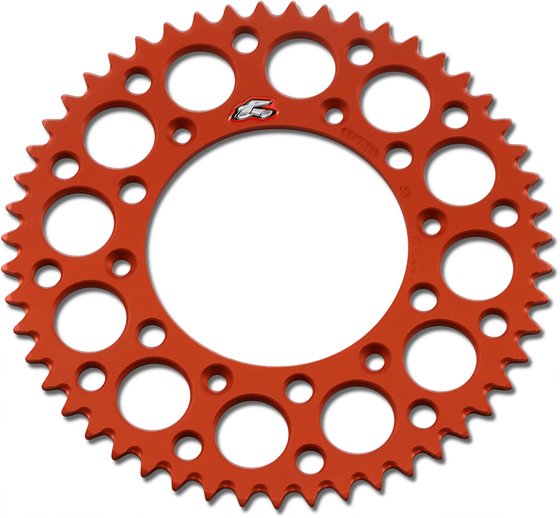 MC 250 2T (2022 - 2023) aluminum rear sprocket - 51 teeth | RENTHAL