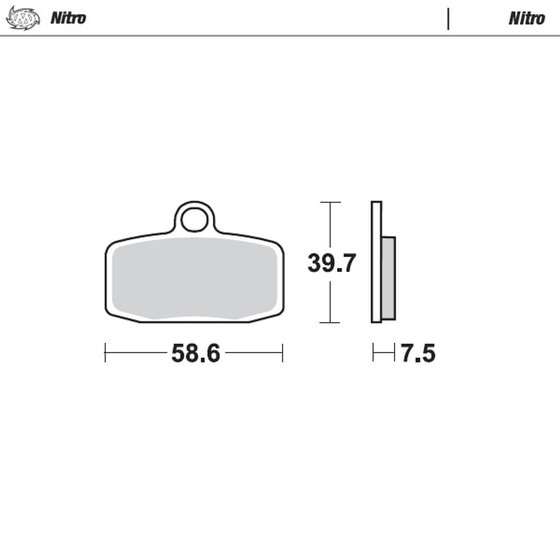 ST 300 (2014 - 2014) nitro offroad brake pad | MOTO-MASTER