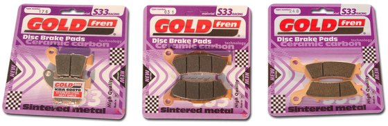 EC 300 F RACING 4T (2013 - 2017) goldfren brake pads 041 ceramic carbon s33 | Goldfren