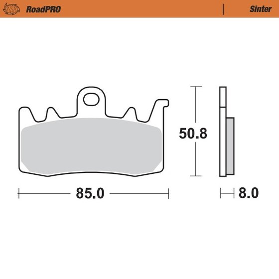 752 S (2020 - 2020) sintered front brake pad | MOTO-MASTER