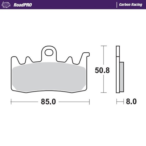 752 S (2020 - 2020) carbon racing brake pads | MOTO-MASTER