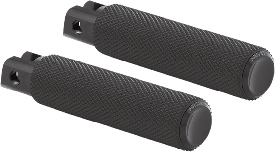 CHIEF BOBBER DARK HORSE (2021 - 2022) knurled chief foot pegs in black | ARLEN NESS