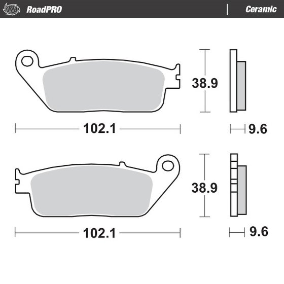 VT 125 EVOLUTION (2000 - 2004) ceramic brake pad | MOTO-MASTER