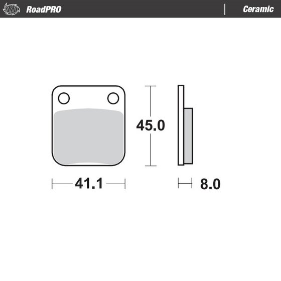 VS 125 EVOLUTION (2000 - 2003) ceramic brake pad | MOTO-MASTER