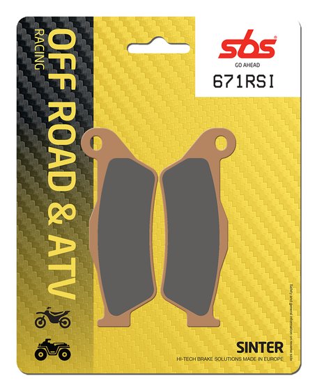 FC 501 (1999 - 2001) brakepads racing sintered | SBS