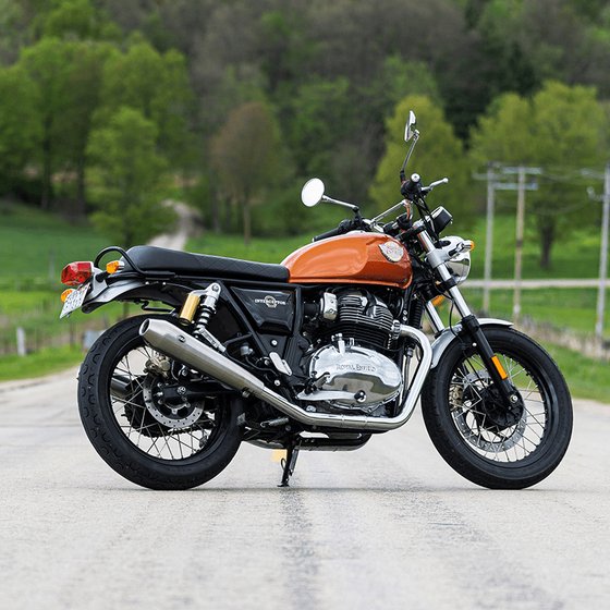 CONTINENTAL GT 650 (2018 - 2021) tapered cone slip-on mufflers | S&S CYCLE