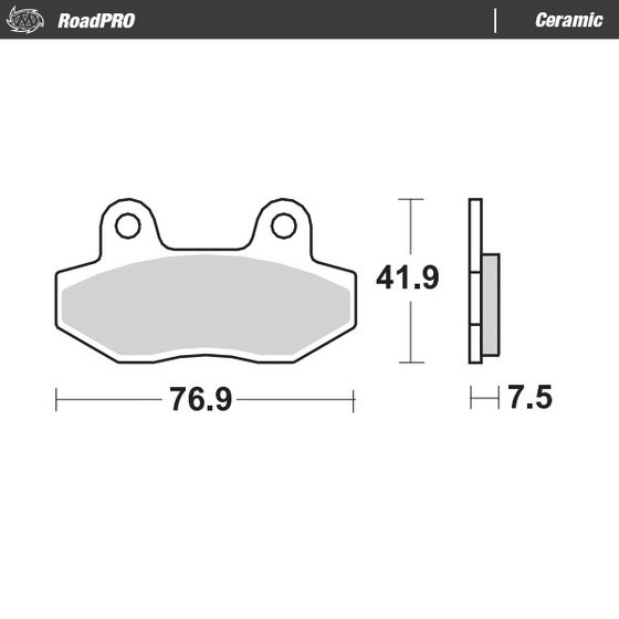 SEVENTY FIVE (2015 - 2020) ceramic brake pad | MOTO-MASTER