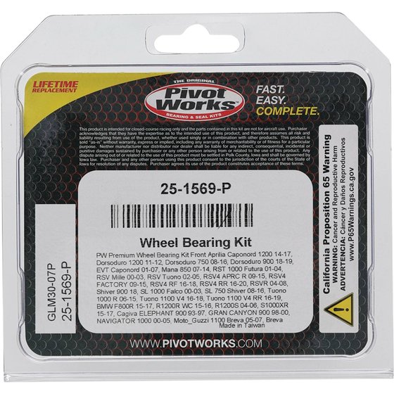 ELEFANT 900 (1993 - 1997) wheel bearing kit front | All Balls