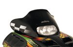 PANTERA 580 (2000 - 2001) 13" black polycarbonate windshield replacement | POWERMADD