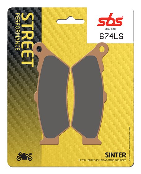 NK 650 (2014 - 2017) brakepads sintered rear | SBS