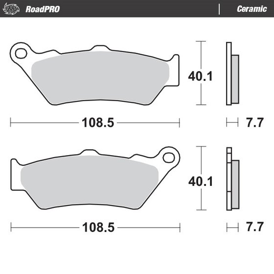 1200 GRANPASSO (2008 - 2016) ceramic brake pad | MOTO-MASTER