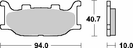 150 JUPITER (2002 - 2003) sbs brakepads carbon tech | SBS