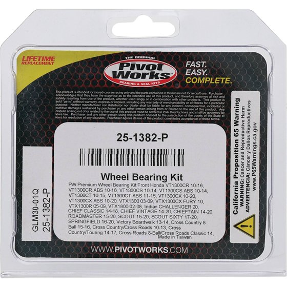 ROADMASTER (2015 - 2020) wheel bearing kit front | All Balls