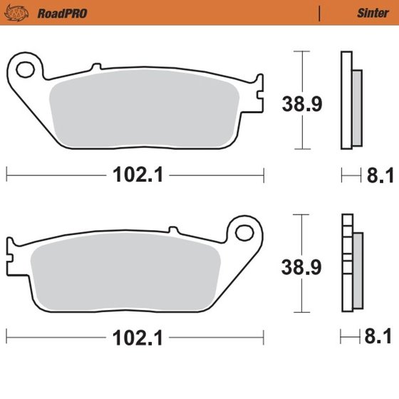 GEOPOLIS 500 (2007 - 2011) scooter brake pad | MOTO-MASTER