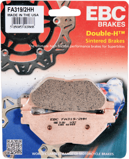 GV 650 (2004 - 2006) usa made double-h series sintered brake pads | EBC