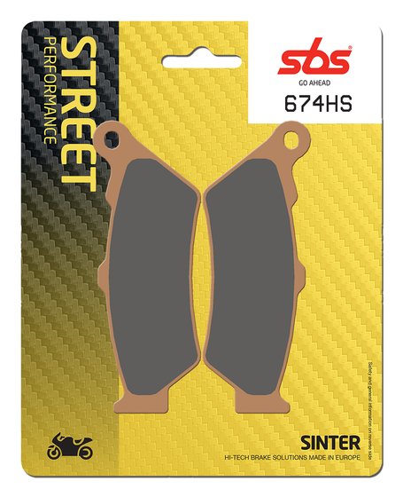 NK 650 (2014 - 2017) brakepads sintered | SBS