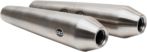 CONTINENTAL GT 650 (2018 - 2021) tapered cone slip-on mufflers | S&S CYCLE